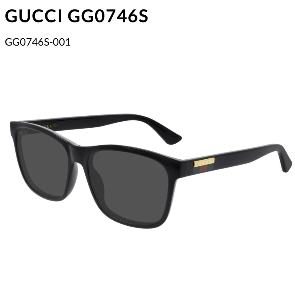 NWT Gucci GG0746S Gucci Black Sunglasses